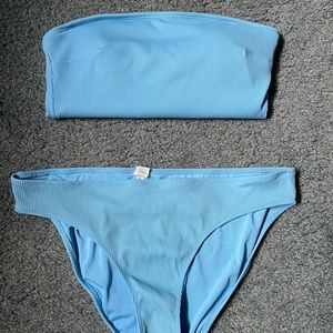 Aerie bandeau swim bikini set